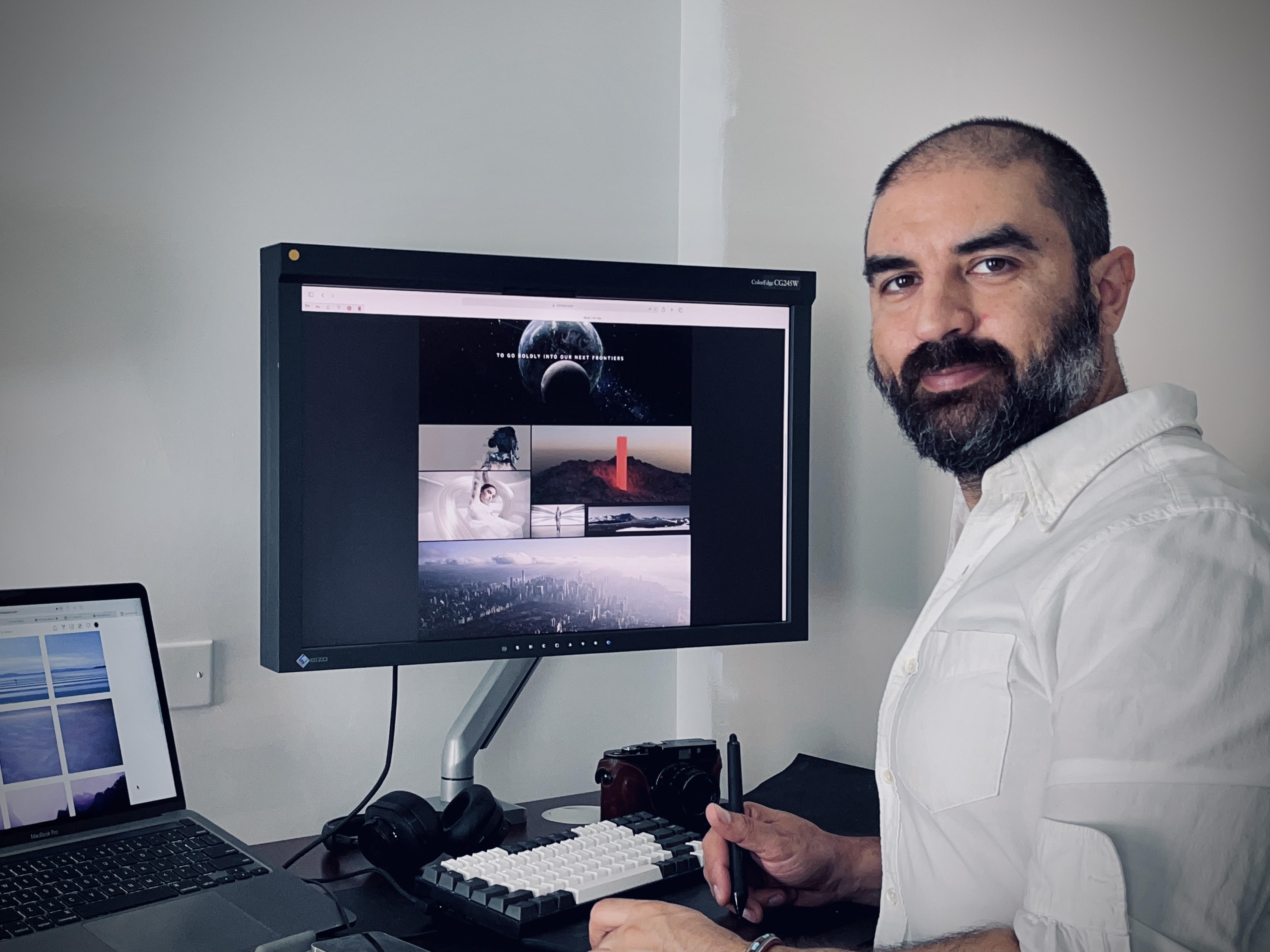 Navid Baghezadeh Navid Baghezadeh at his work station
